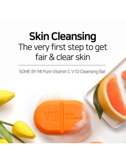 skincare-kbeauty-glowtime-Some By Mi Pure Vitamin C V10 Cleansing Bar
