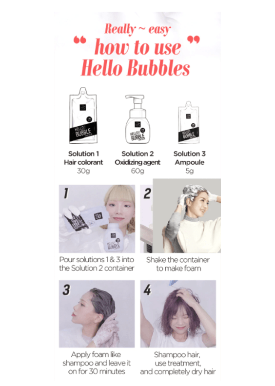 Mise en Scene Hello Bubble Sahara Rose BLack Pink Jenny 5