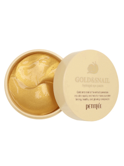 skincare-kbeauty-glowtime-Petiftee Gold & Snail Hydrogel Eye Patch
