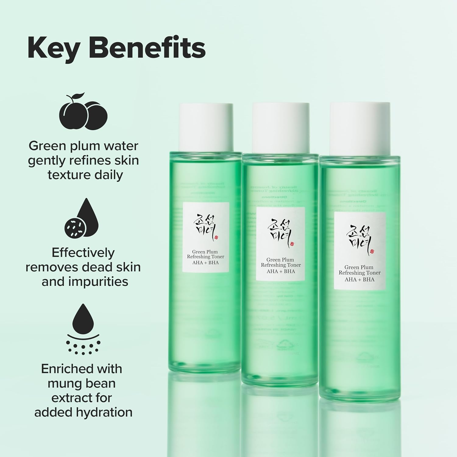 BEAUTY OF JOSEON Green Plum Refreshing Toner AHA BHA 4 skincare-kbeauty-glowtime-beauty of joseon green plum refreshing toner aha bha