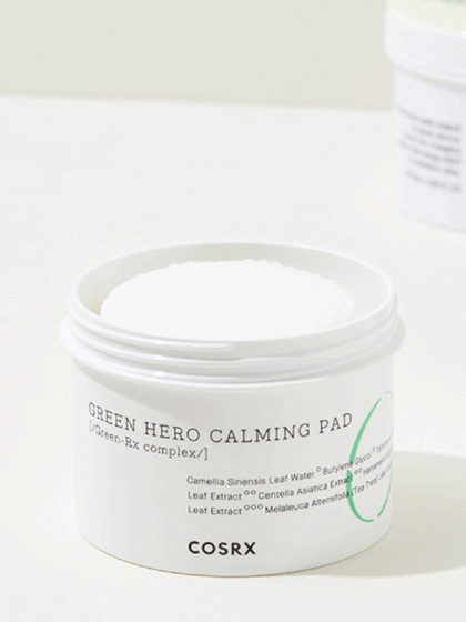 skincare-kbeauty-glowtime-COSRX Green Hero Calming Pad