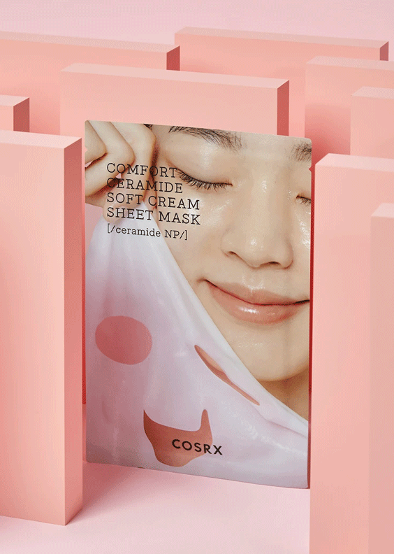 COSRX Balancium Comfort Ceramide Soft Cream Sheet Mask skincare-kbeauty-glowtime-COSRX BAlencium Comfort Ceramide Soft Cream Sheet Mask