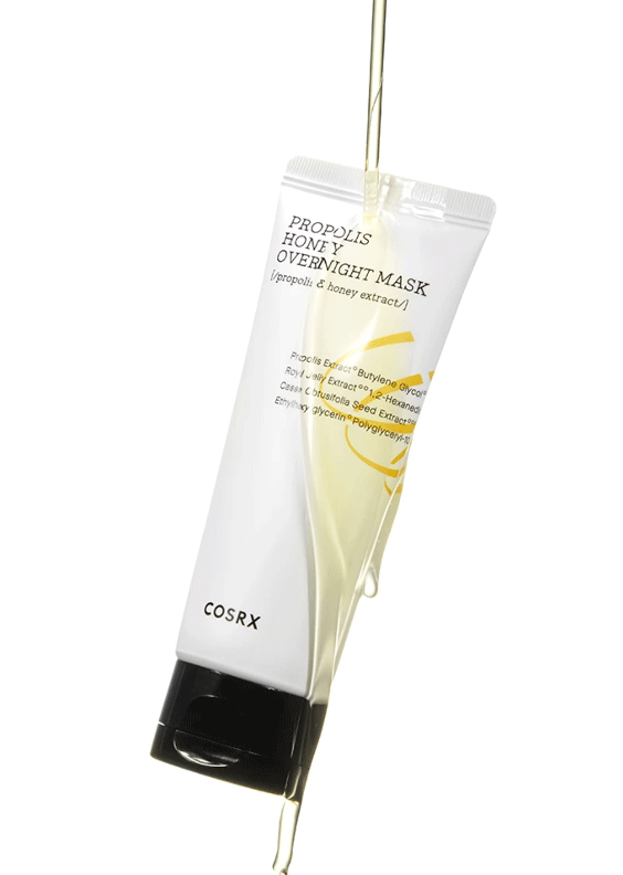 COSRX-Propolis-Overnight-Mask-running-honey skincare-kbeauty-glowtime-COSRX Full Fit Propolis Honey Overnight Mask
