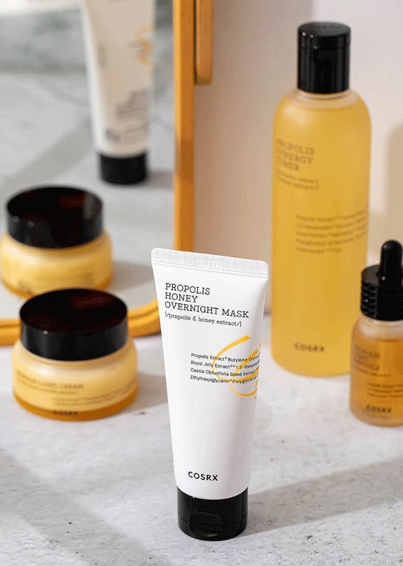 COSRX-Propolis-Overnight-Mask-style skincare-kbeauty-glowtime-COSRX Full Fit Propolis Honey Overnight Mask