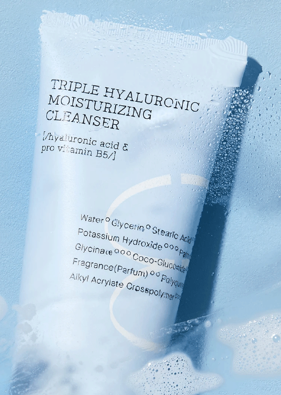 COSRX-Hydrium-Triple-Hyaluronic-Moisturizing-Cleanser skincare-kbeauty-glowtime-COSRX Hydrium Triple Hyaluronic Moisturising cleanser
