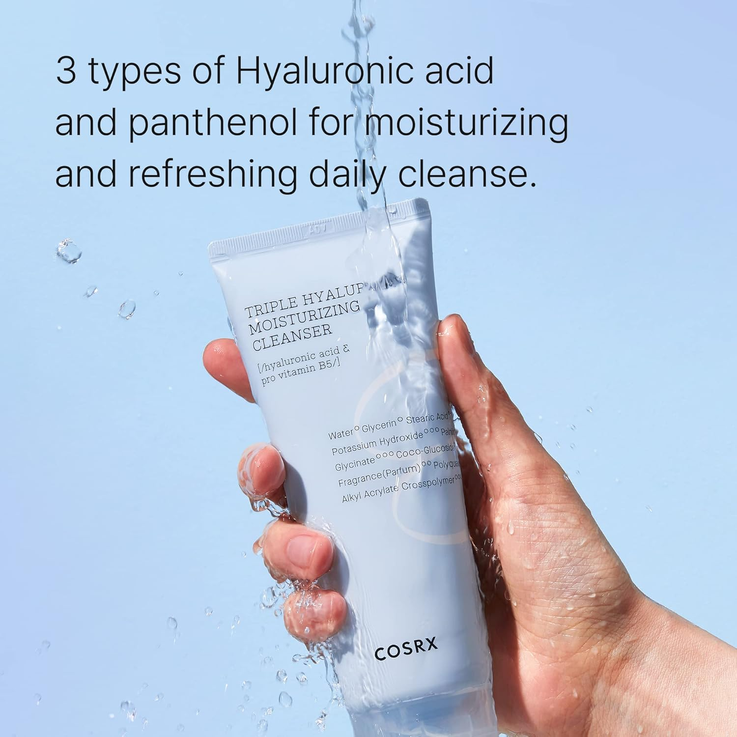 COSRX Triple Hyaluronic Moisturizing Cleanser 2 skincare-kbeauty-glowtime-cosrx triple hyaluronic moisturizing cleanser