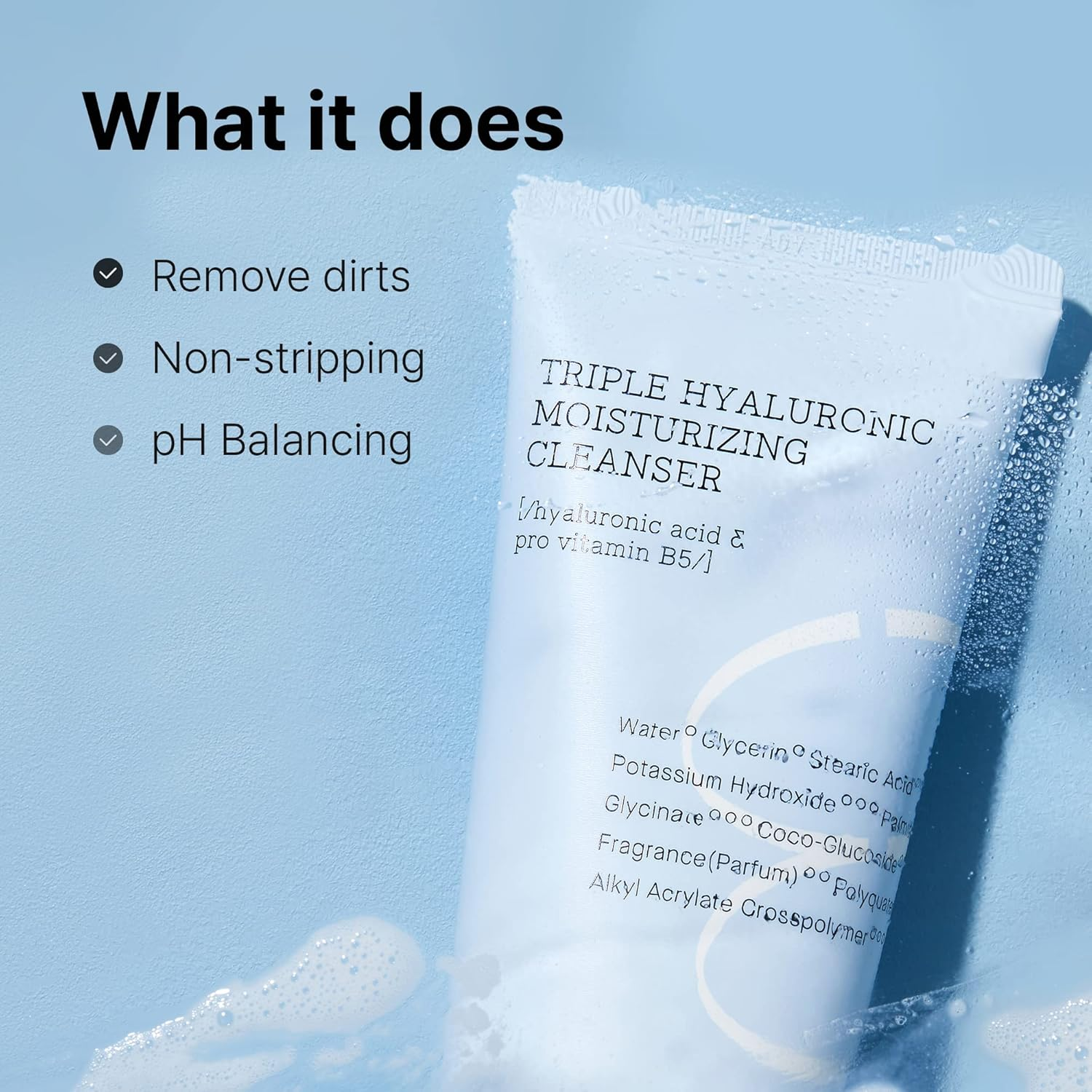COSRX Triple Hyaluronic Moisturizing Cleanser 3 skincare-kbeauty-glowtime-cosrx triple hyaluronic moisturizing cleanser