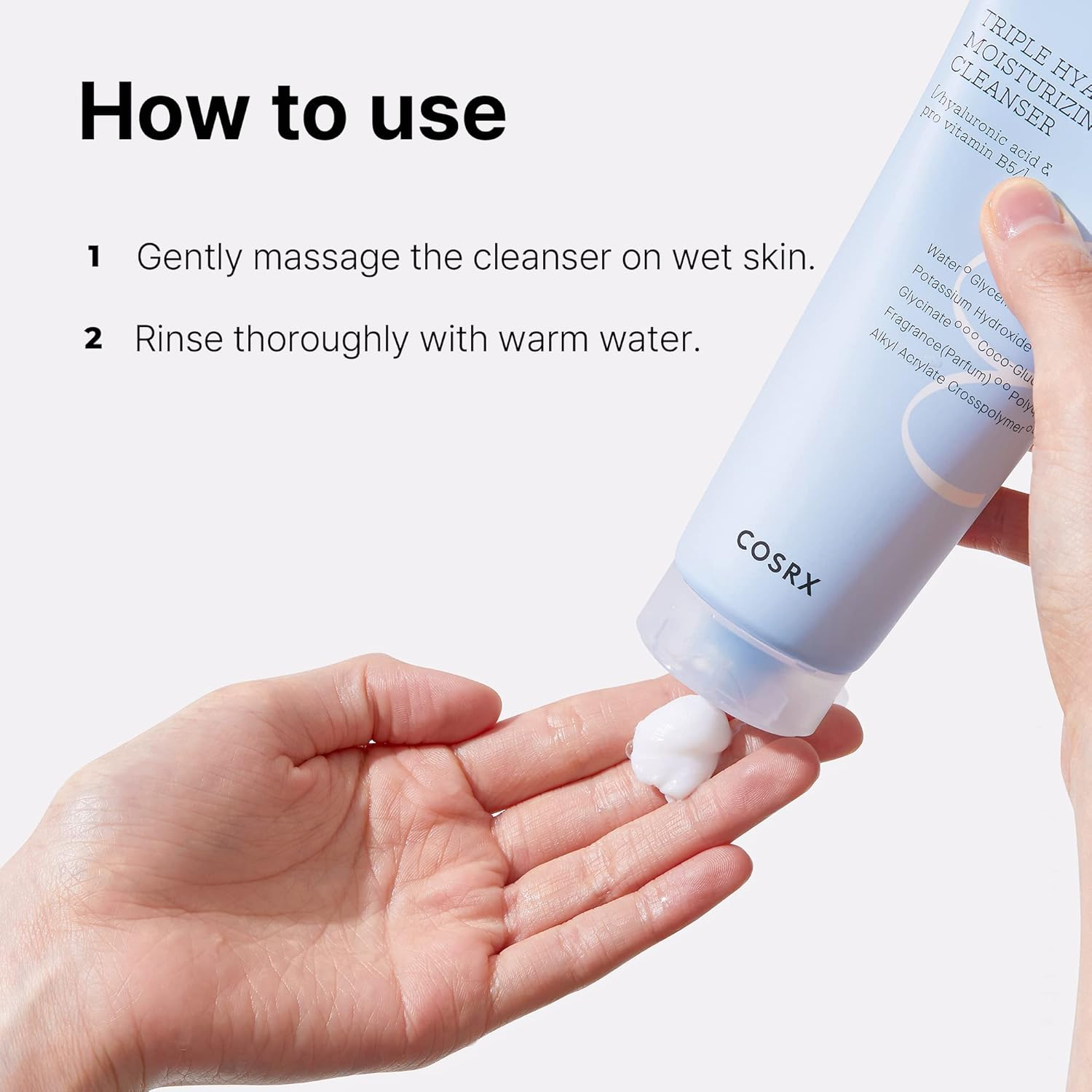 COSRX Triple Hyaluronic Moisturizing Cleanser 6