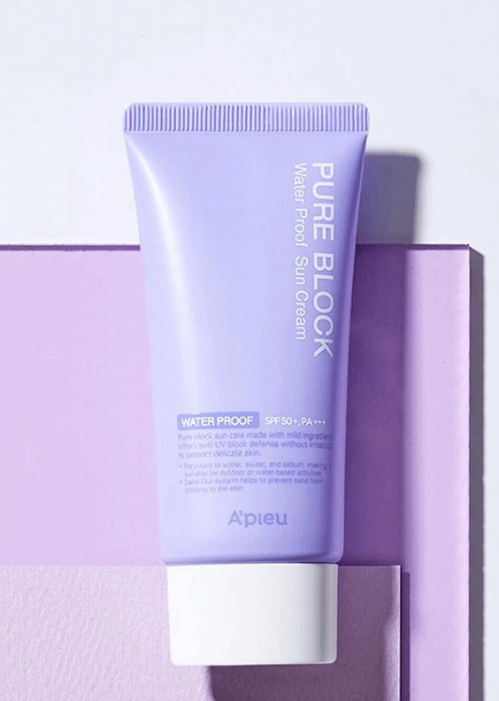 A'Pieu-Pure-Block-Water-Proof-Sun-Cream skincare-kbeauty-glowtime-APieu Pure block Water Proof Sun Cream