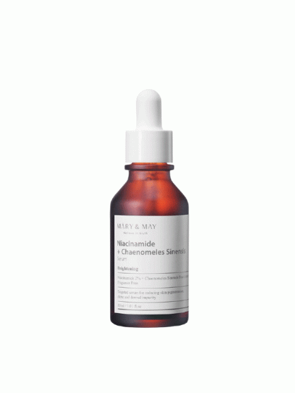 skincare-kbeauty-glowtime-MARY & MAY Niacinamide + Chaenomeles Sinensis Serum