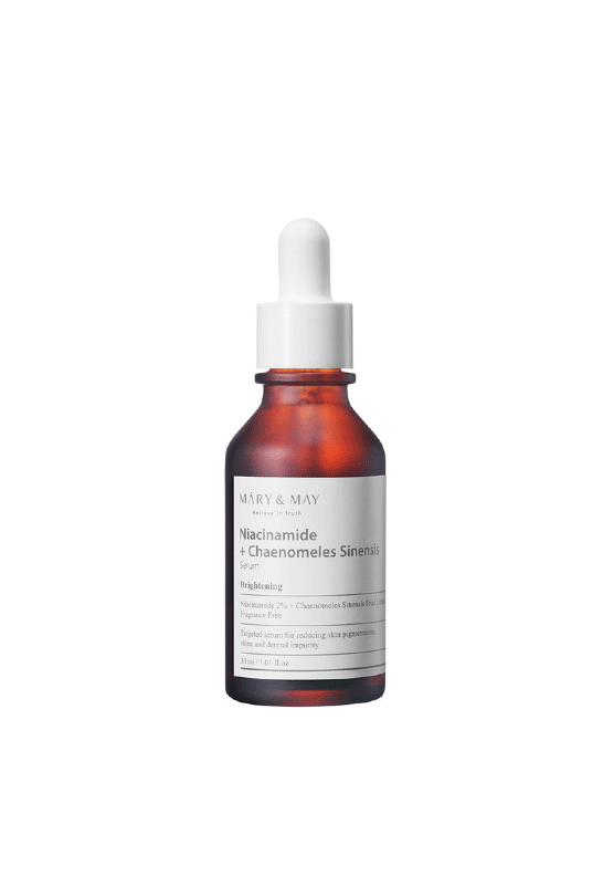 Mary-&-May-Niacinamide-main skincare-kbeauty-glowtime-MARY & MAY Niacinamide + Chaenomeles Sinensis Serum