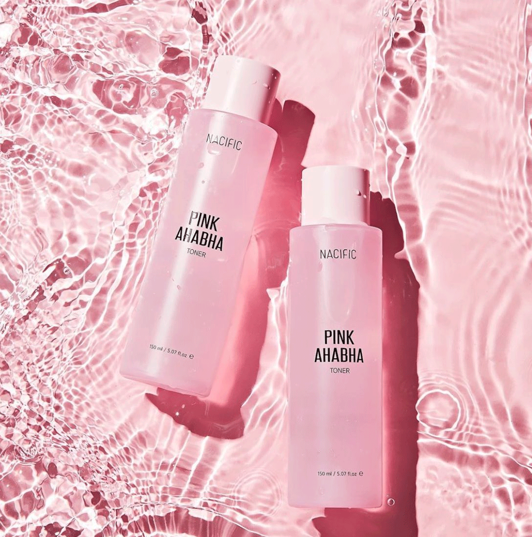Nacific-Pink-Toner-AHA-BHA skincare-kbeauty-glowtime-Nacific Pink Toner AHA BHA