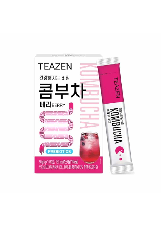 Teazen-Kombucha-Prebiotics-Berry skincare-kbeauty-glowtime-teazen kombucha berry