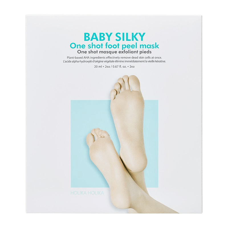 baby-silky-one-shot-foot-peel-mask skincare-kbeauty-glowtime-holika holika baby silky foot one shot foot peel mask