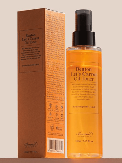 skincare-kbeauty-glowtime-Benton lets carrot oil toner
