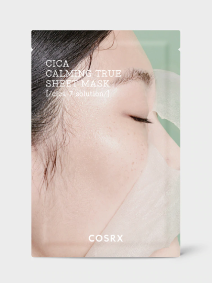 skincare-kbeauty-glowtime-cosrc cica calming true sheet mask