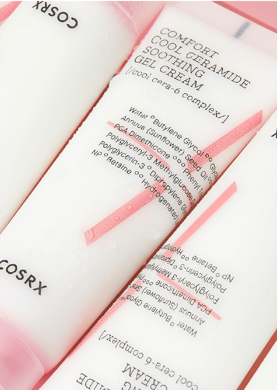 cosrx comfort cool ceramide soothing gel cream close up 3 skincare-kbeauty-glowtime-cosrx comfort cool ceramide soothing gel cream