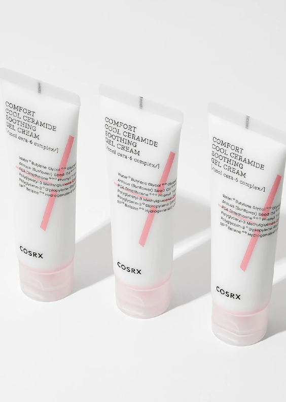 cosrx comfort cool ceramide soothing gel cream line up skincare-kbeauty-glowtime-cosrx comfort cool ceramide soothing gel cream