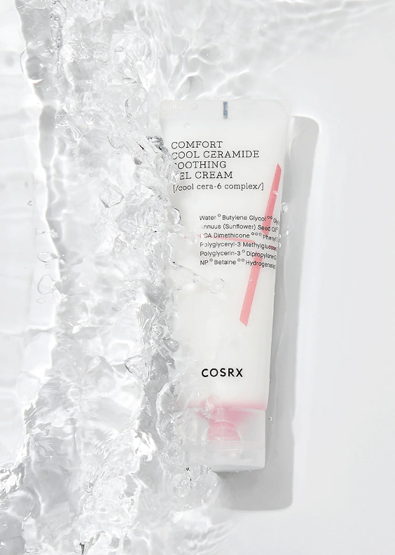 cosrx comfort cool ceramide soothing gel cream waves skincare-kbeauty-glowtime-cosrx comfort cool ceramide soothing gel cream