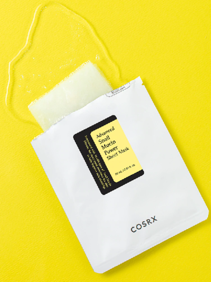 skincare-kbeauty-glowtime-cosrx advanced snail mucin power sheet mask