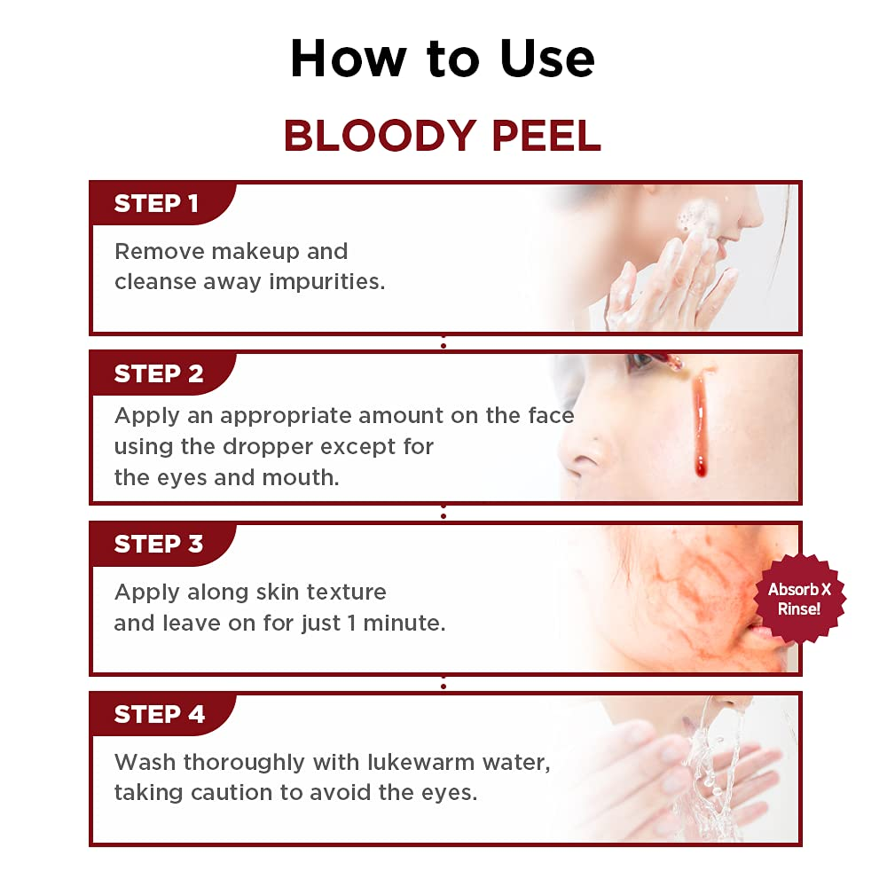 SKIN 1004 Zombie Beauty Bloody Peel 4 skincare-kbeauty-glowtime-skin 1004 zombie beauty bloody peel