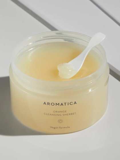 skincare-kbeauty-glowtime-aromatica orange cleansing sherbet