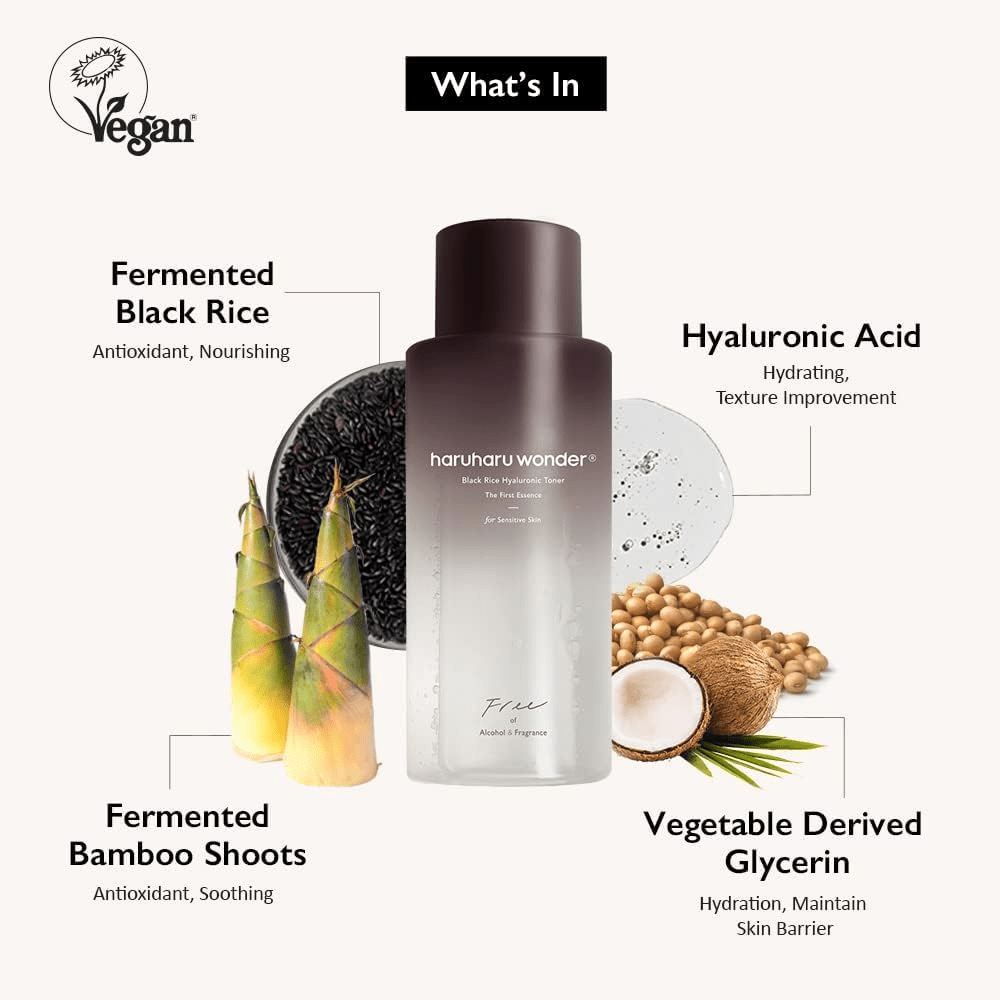 Haru Haru Wonder Black rice Hyaluronic toner for sensitive skin 3 skincare-kbeauty-glowtime-haru haru wonder black rice hyaluronic toner for sensitive skin