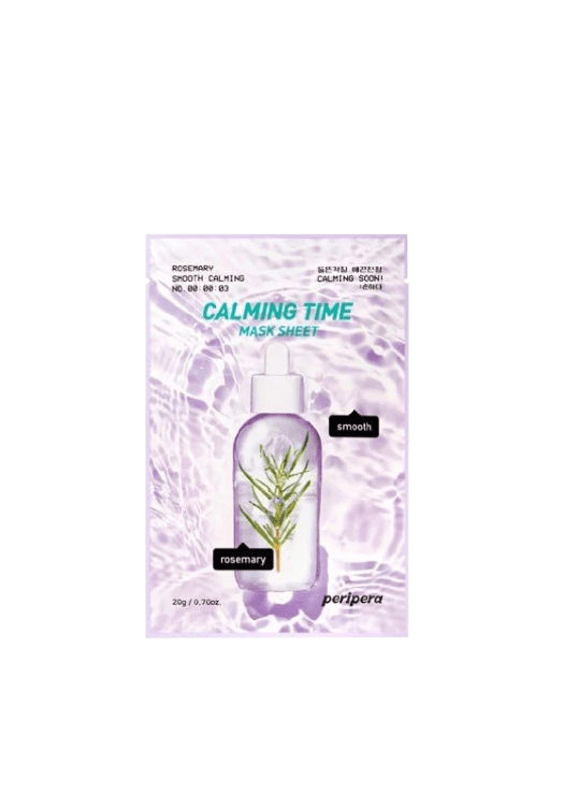 Peripara Calming time Sheet Mask Rosemary Soothing Calming skincare-kbeauty-glowtime-peripara calming time sheet mask rosemary soothing calming