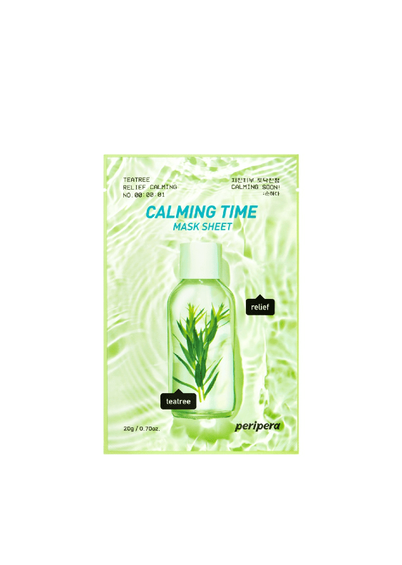 peripera-calming-time-mask-sheet_tea tree skincare-kbeauty-glowtime-peripera calming time sheet mask tea tree
