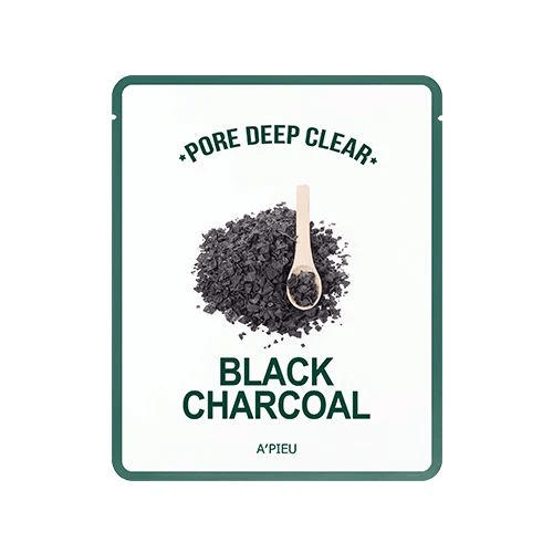 black_charcoal_mask skincare-kbeauty-glowtime-a'pieu pore deep clear black charcoal mask