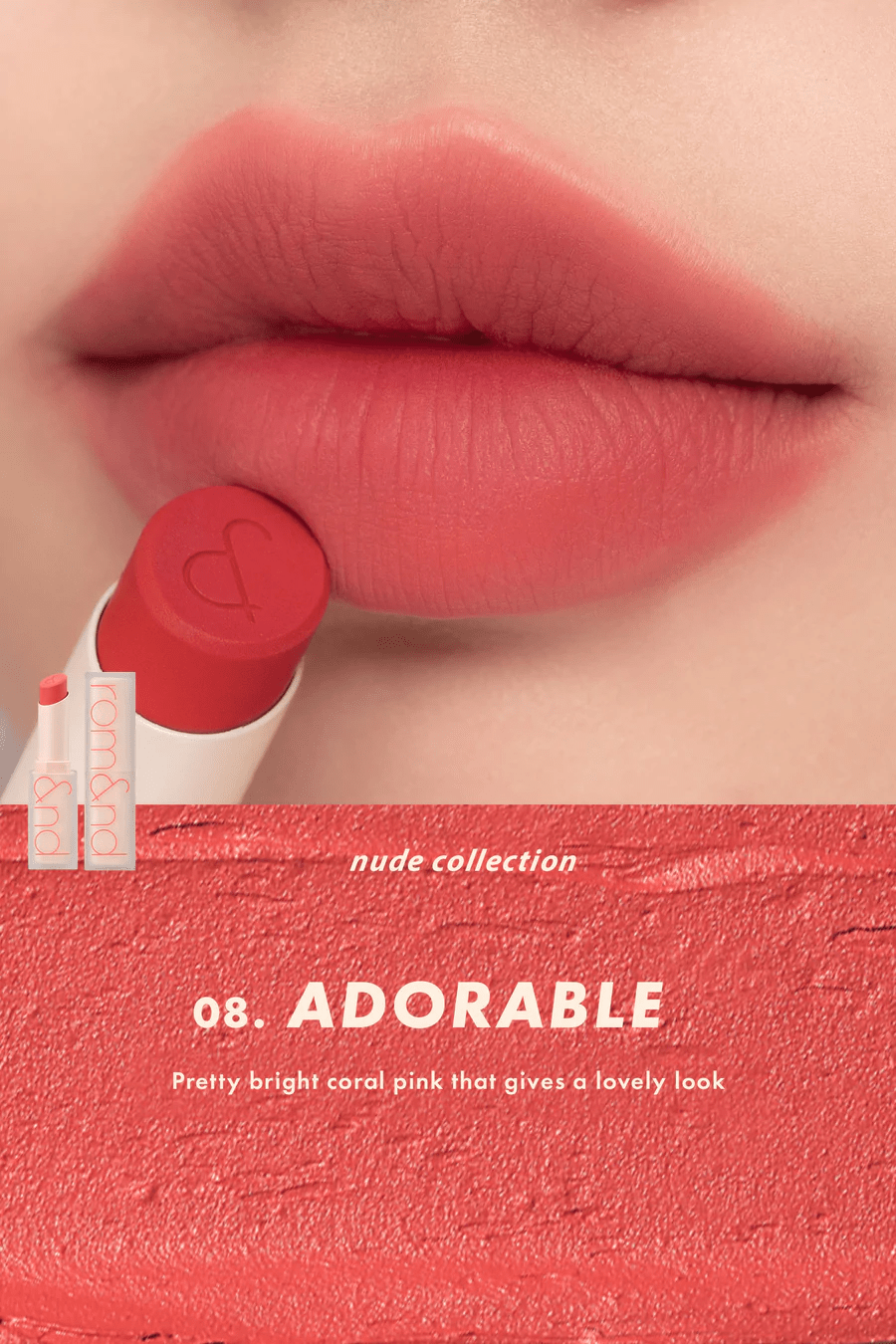 zero matte 08_adorable skincare-kbeauty-glowtime-rom&nd zero matte adorable 08