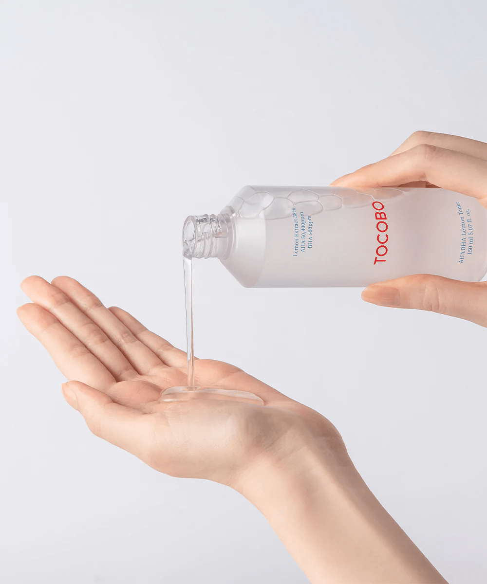 tocobo aha bha lemon toner hand skincare-kbeauty-glowtime-tocobo aha bha lemon toner