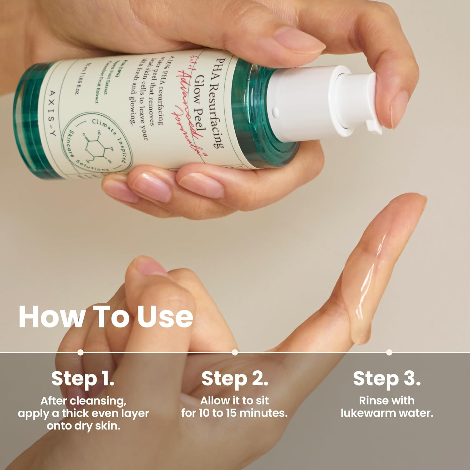 AXIS Y Resufacing Glow Peel 8 skincare-kbeauty-glowtime-axis y resurfacing glow peel