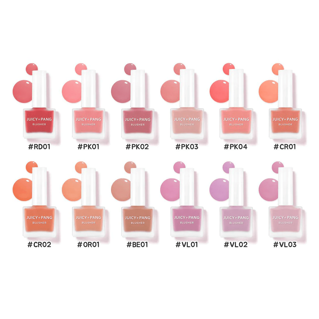 A_PIEUJuicy-PangWaterBlusherColour swatch skincare-kbeauty-glowtime-A'Pieu Juicy Pany Water blusher CR2 Persimmon