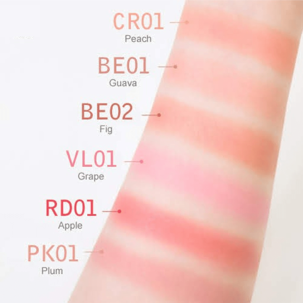 Juice Pang Jelly Blusher swatch arm skincare-kbeauty-glowtime-a'pieu Juicy pang jelly blusher