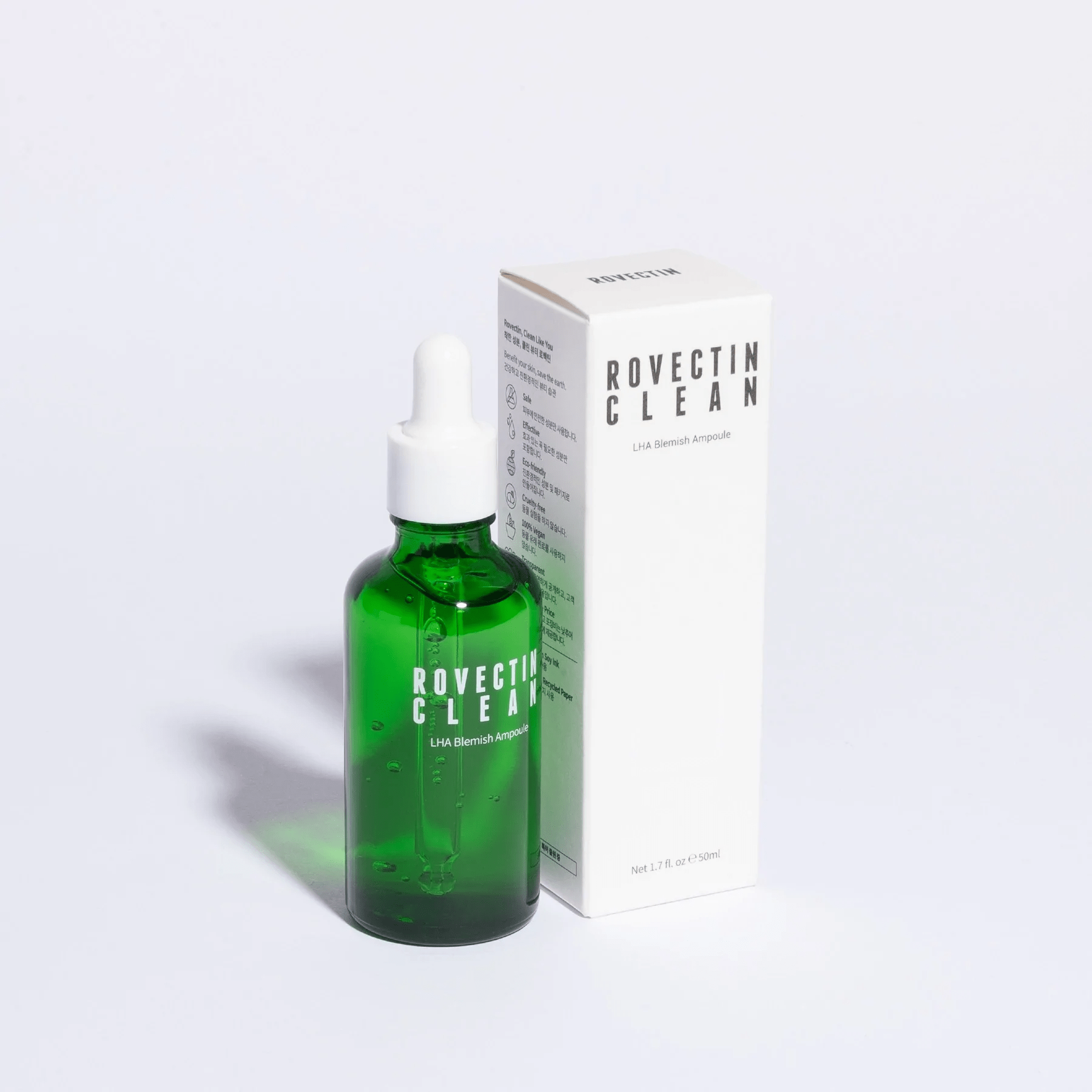 Rovectin clean blemish ampoule main skincare-kbeauty-glowtime-Rovectin LHA Clean Blemish Ampoule