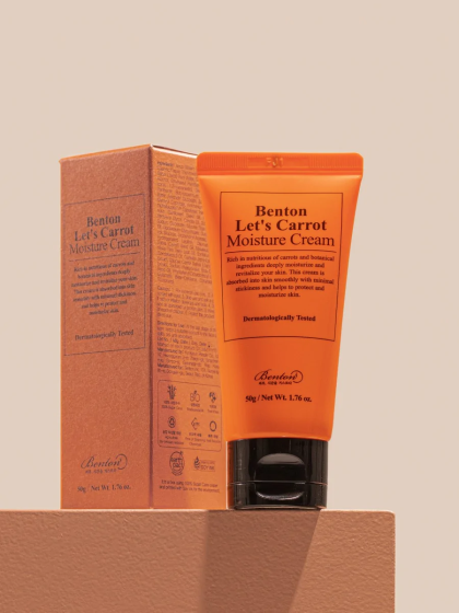 skincare-kbeauty-glowtime-benton let's carrot moisture cream