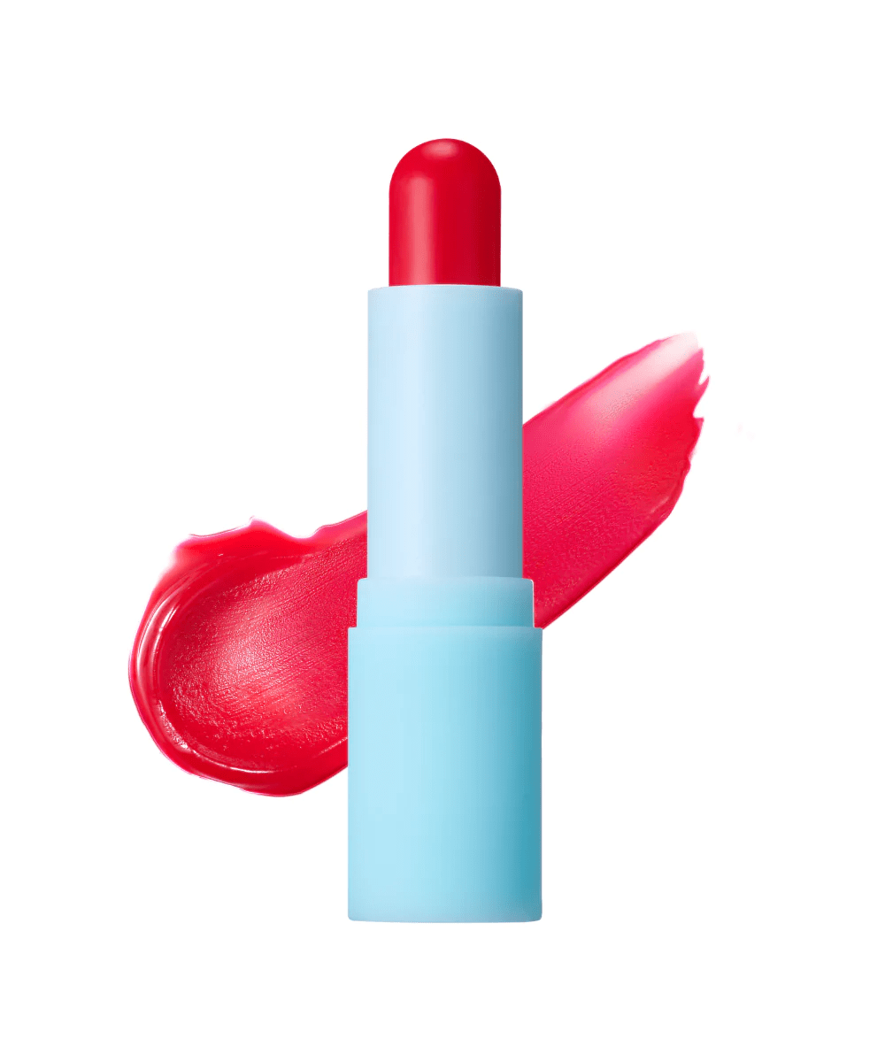 tocobo glass tinted lip balm flush cherry main skincare-kbeauty-glowtime-tocobo glass tinted lip balm flush cherry