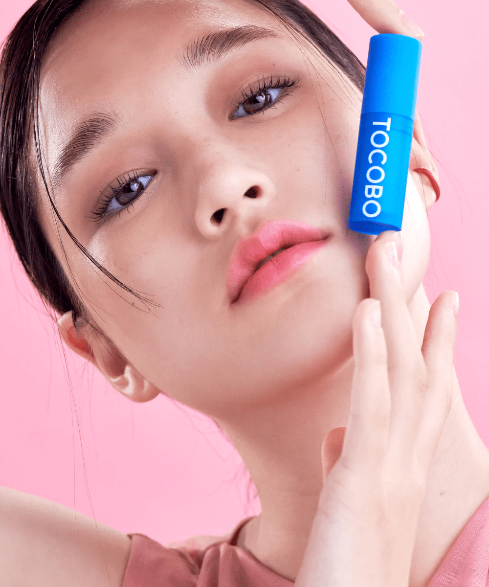 tocobo powder cream lip balm 032 rose petal cheeks