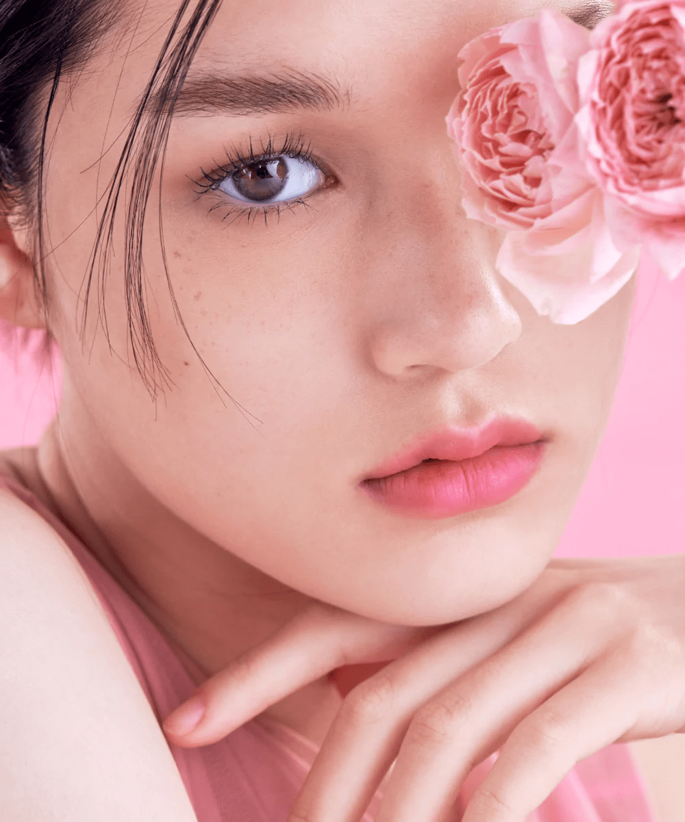 tocobo powder cream lip balm 032 rose petal one eye