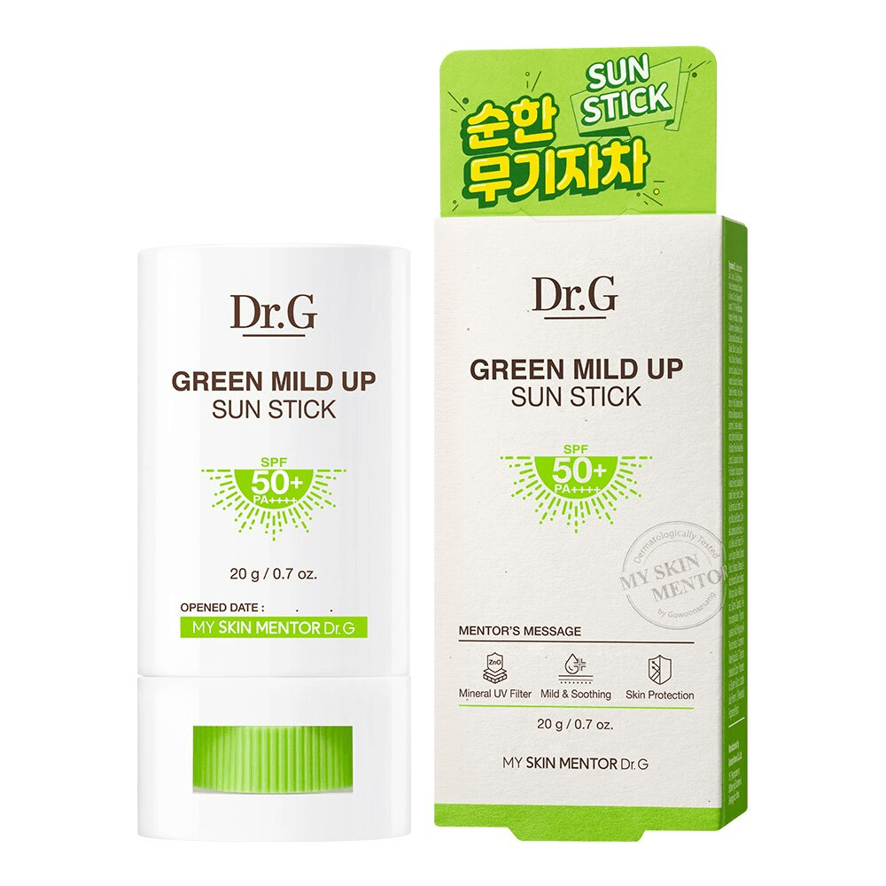 skincare-kbeauty-glowtime-dr g green mild up sun stick