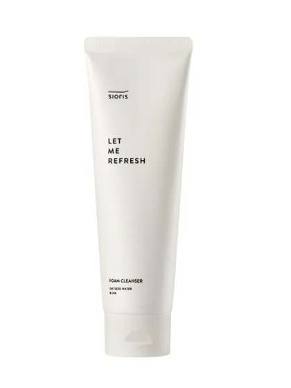 skincare-kbeauty-glowtime-sioris let me refresh foam cleanser