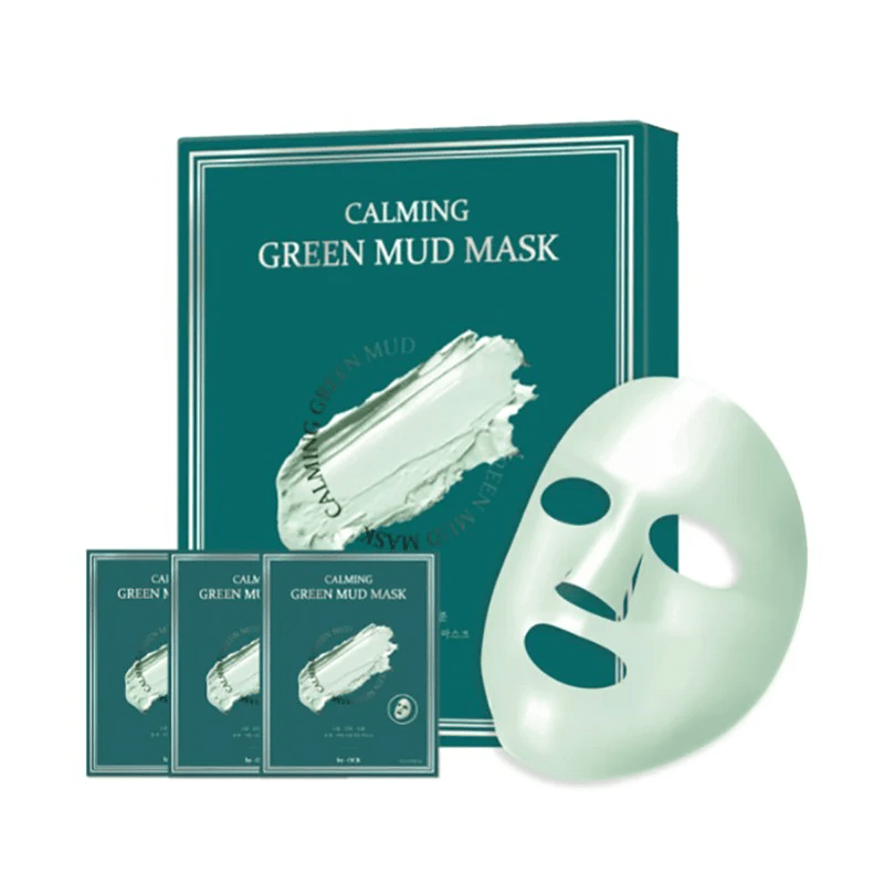 By our green calming mask box of 3 skincare-kbeauty-glowtime-by our green calming mask