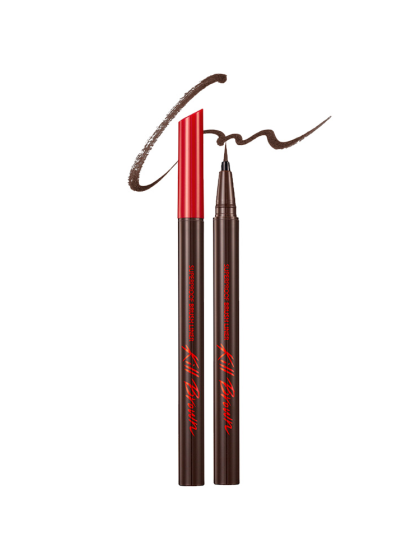 skincare-kbeauty-glowtime-clio superproof brush liner kill brown