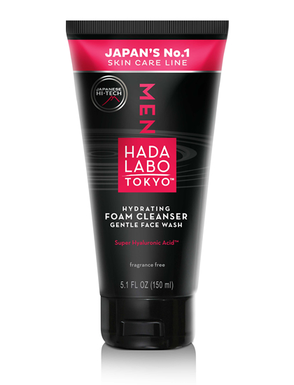 skincare-kbeauty-glowtime-hada labo for men gentle face wash hydrating foam cleanser