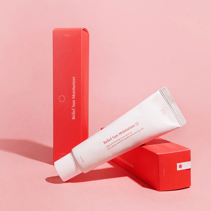 HYGGEE-Relief-Sun-Moisturizer-chemical-sun-block-cream skincare-kbeauty-glowtime-hyggee relief sun moisturiser
