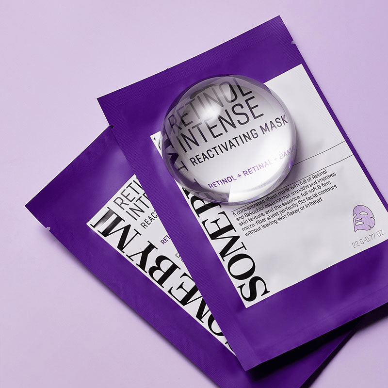 SOME BY MI Retinol Sheet Mask 6 skincare-kbeauty-glowtime-some by mi retinol intense reactivating mask