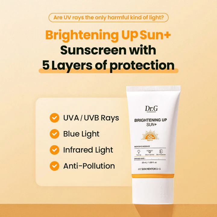 dr-g-sun-protection-dr-g-brightening-up-sun-spf50- info skincare-kbeauty-glowtime-dr g sun protection brightening up sun