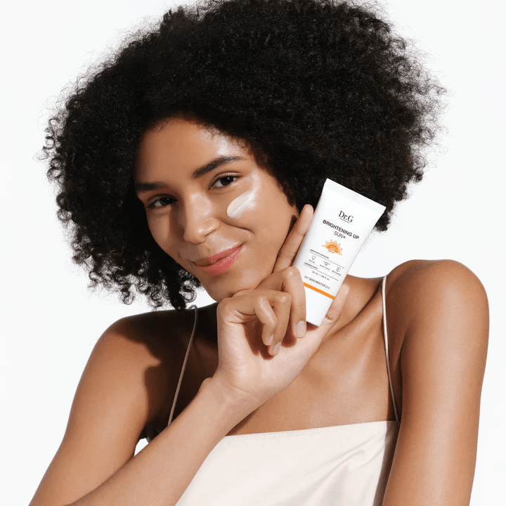 dr-g-sun-protection-dr-g-brightening-up-sun-spf50-pa model skincare-kbeauty-glowtime-dr g sun protection brightening up sun