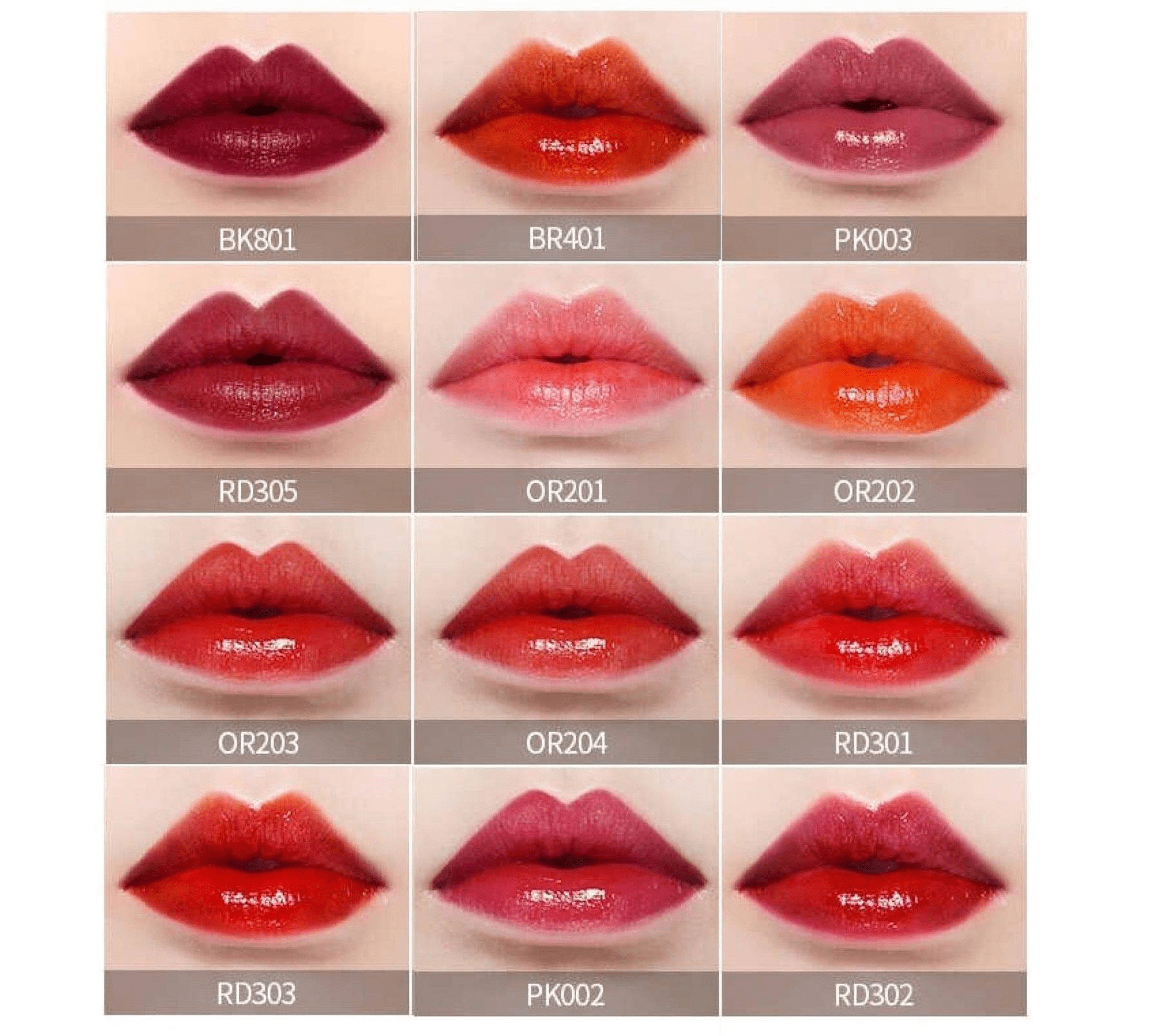 etude house dear darling tint water gel swatch lips